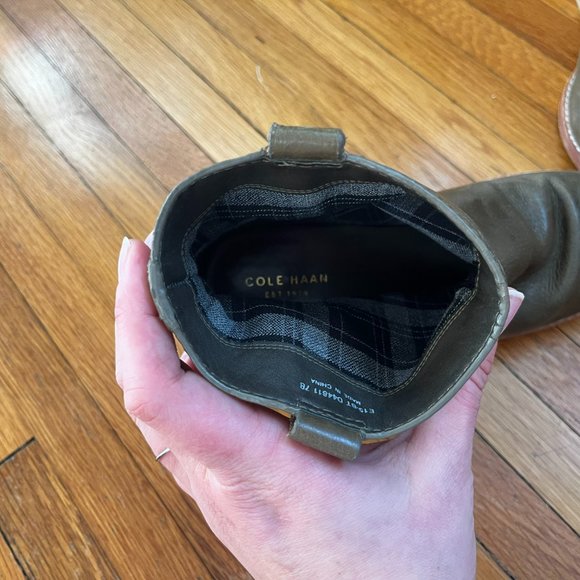 Cole Haan Olive Ankle Boots - Picture 6 of 10